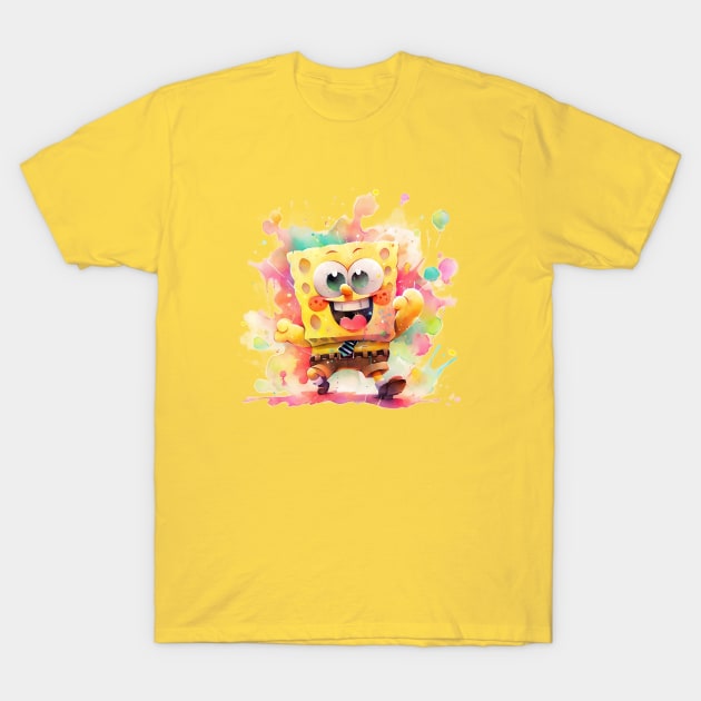 SPONGEBOB COLOR SPLASH T-Shirt by Drank